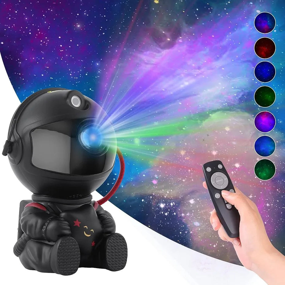 Creative astronaut star projection light full of star projection atmosphere light Astronaut birthday gift colorful star light