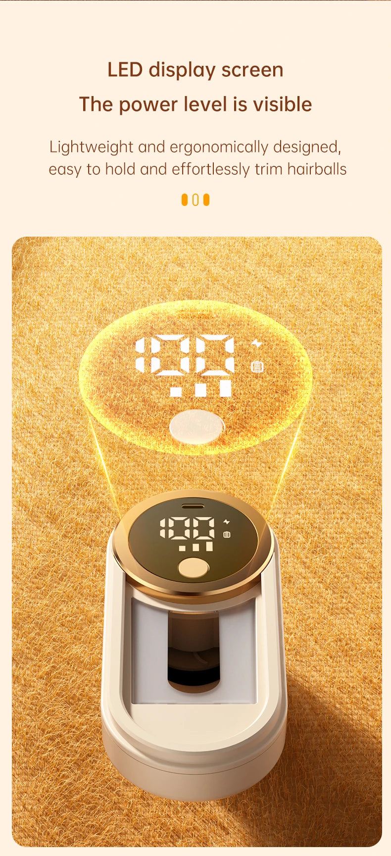 ONEKA Rechargeable Fabric Shaver Lint Remover Sweater Defuzzer Lints Fuzzs Pills Pilling Trimmer for Clothes Furniture Gift Idea
