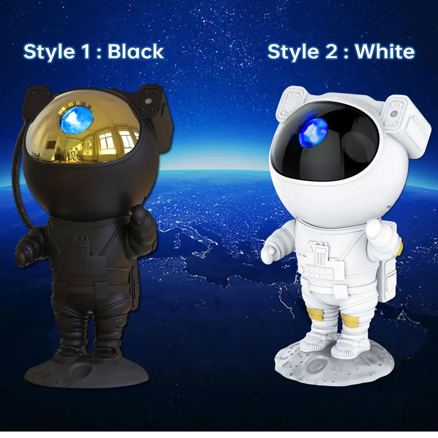 Galaxy Star Astronaut Projector LED Night Light Starry Sky Porjectors Lamp Decoration Bedroom Room Decorative For Children Gifts