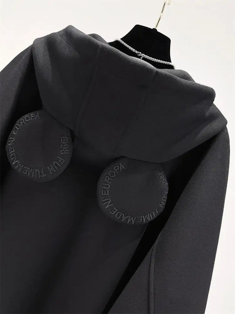Disney New Arrival Top Fashion Autumn Cotton Loose Ins Casual Cartoon Embroidery Mickey Mouse Long Sleeve Hoodies