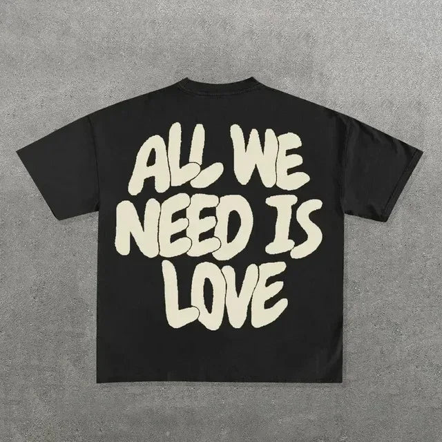 Ins Streetwear Y2k T Shirt Mens Harajuku Hip Hop Graphic Print Casual Cotton Round Neck TShirt Women Gothic Short Sleeve Tops