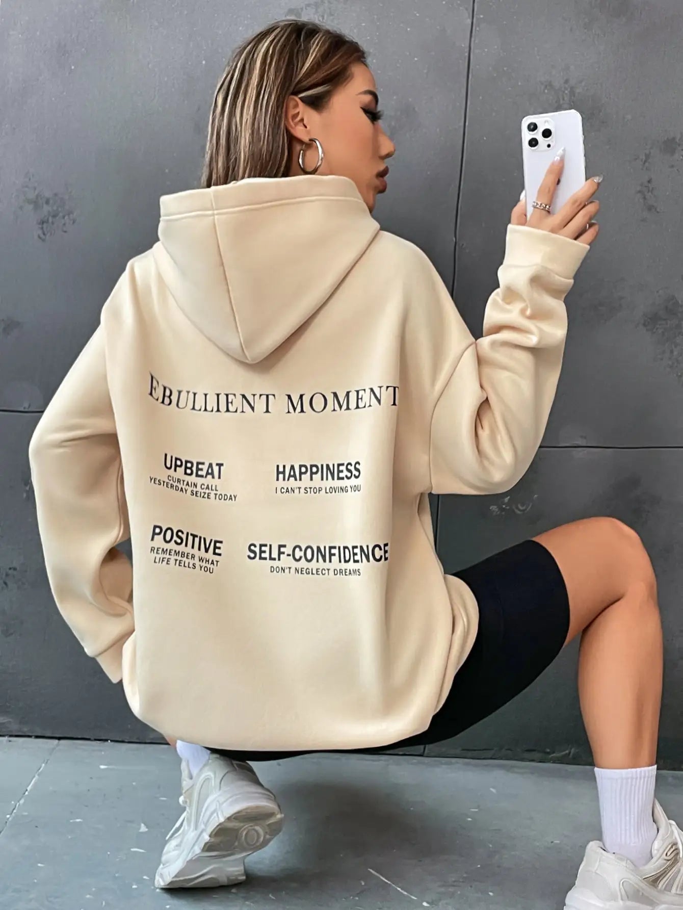 Ebullient Moment Cotton Print Mens Hoodie Original Sportswears Aesthetic Comfortable Pullover Hooded Harajuku Women Outerwear