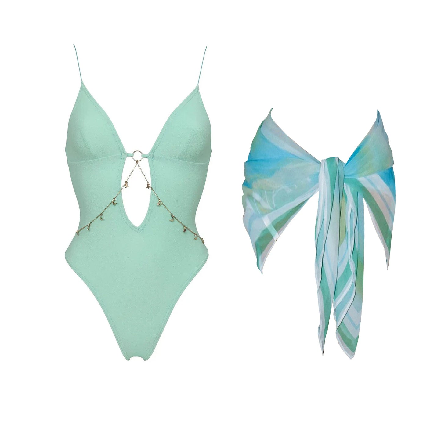Shiny Diamond Bikini Set Sexy Women Swimsuit Push Up Swimwear Female Bandeau Biquini Halter Bathing Suit Blue Bodysuit Beachwear