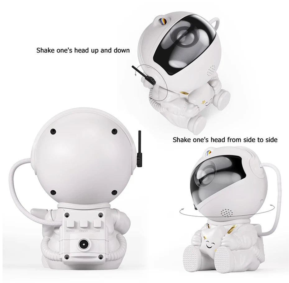 Creative astronaut star projection light full of star projection atmosphere light Astronaut birthday gift colorful star light