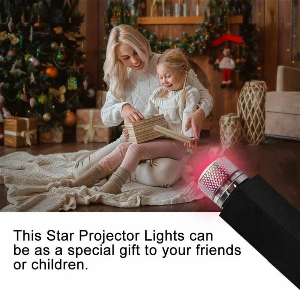 USB Dual Head LED Starry Sky Night Light USB Powered Galaxy Star Projector Atmosphere Lamp For Auto Car Roof Room Ceiling Decor