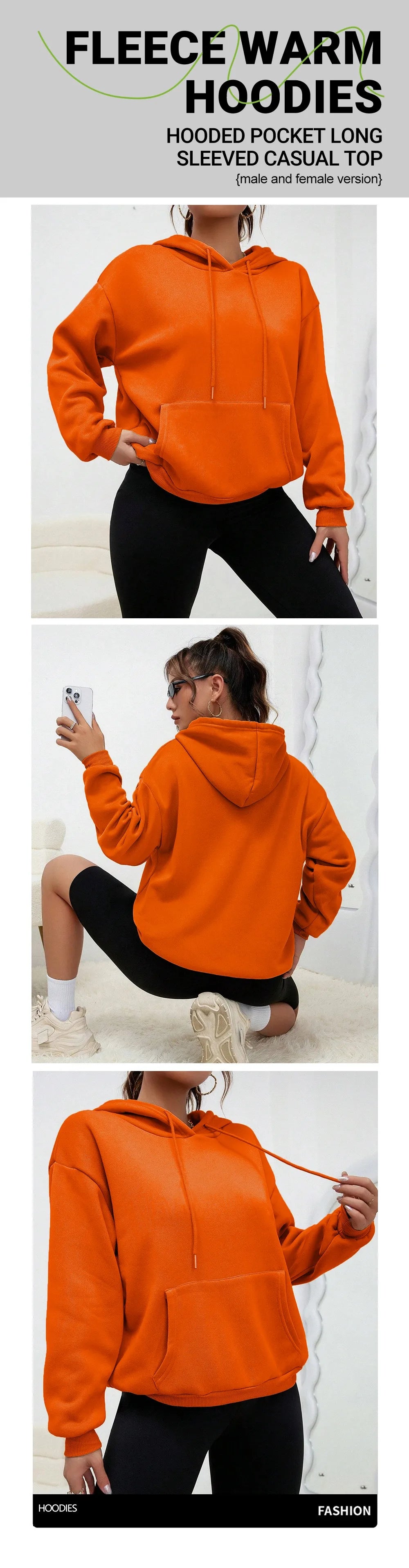 Pink Bow Faith Over Fear Printing Hoodies Women Winter Fleece Warm Hooded Fashion Pocket Tops Comfortable Loose Woman Clothes