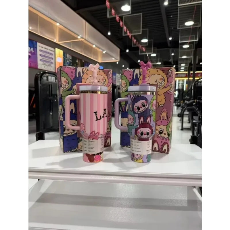 40OZ stainless steel insulated cup, stainless steel insulated vacuum insulated car cup sports outdoor travel 304