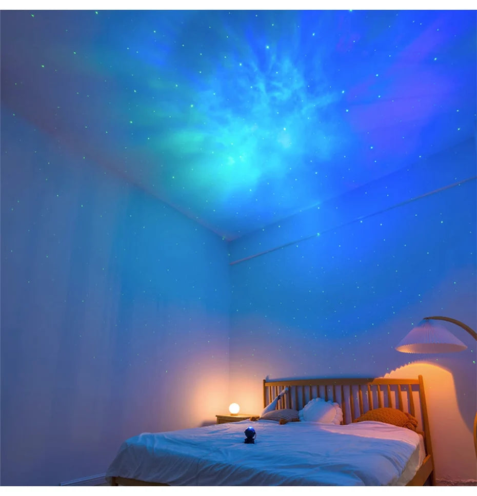Creative astronaut star projection light full of star projection atmosphere light Astronaut birthday gift colorful star light