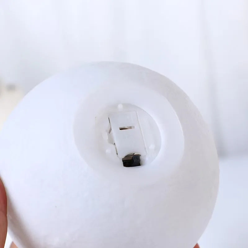 LED moon light galaxy light, DIY moon night light with plastic bracket, girl, boy, kids birthday gift, bedroom decoration night