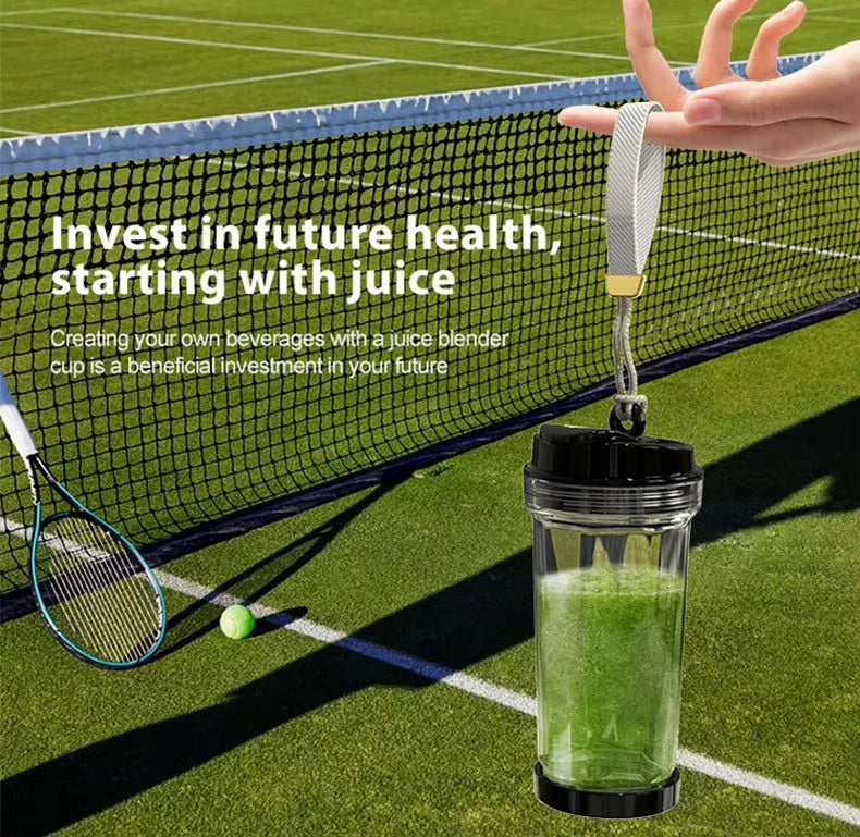 New 180W Portable Juicer Dual-use Juice Cup USB 4000mAh Battery Outdoor Fresh Fruit Blender 4 Blade Smoothie Juices Cup Blender