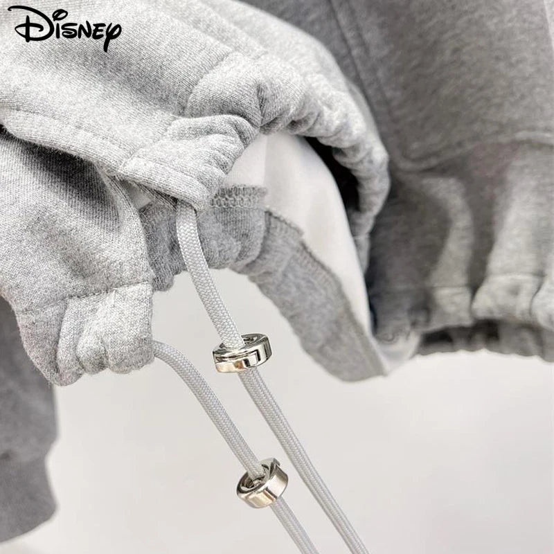 Disney New Arrival Top Fashion Autumn Cotton Loose Ins Casual Cartoon Embroidery Mickey Mouse Long Sleeve Hoodies