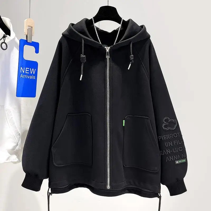 Disney New Arrival Top Fashion Autumn Cotton Loose Ins Casual Cartoon Embroidery Mickey Mouse Long Sleeve Hoodies