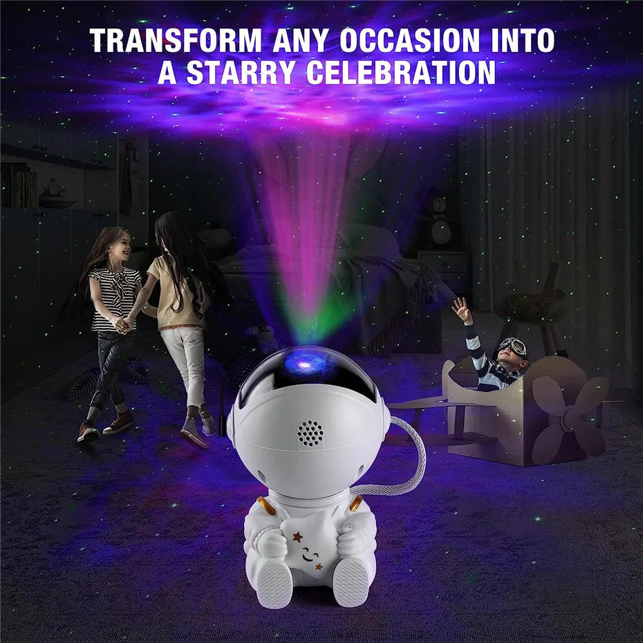 Creative astronaut star projection light full of star projection atmosphere light Astronaut birthday gift colorful star light