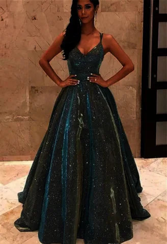 Women Strap Sleeveless High Waist Sequines Long Maxi Dress Floor Length A Line V Neck Sexy Summer Spring Party Evening