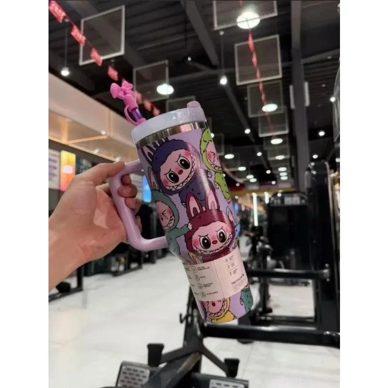 40OZ stainless steel insulated cup, stainless steel insulated vacuum insulated car cup sports outdoor travel 304