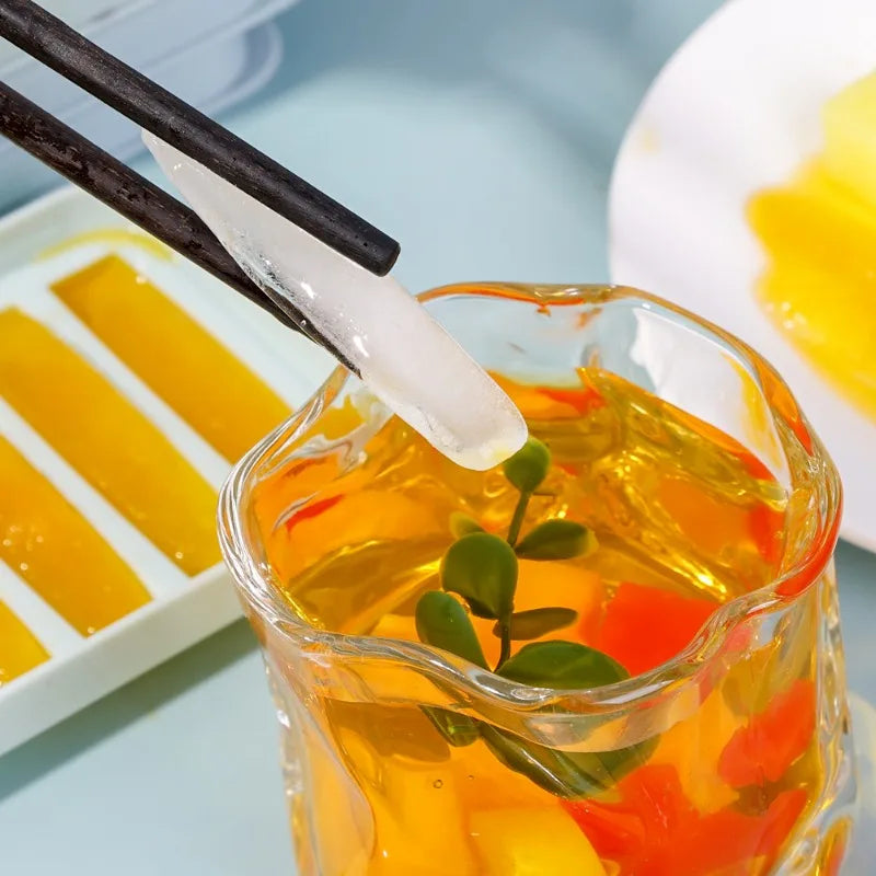 Creative Silicone Ice Cube Molds Reusable 11 Grids Freezing Mould Long Stick Shape Mold Drink Wine Juice Chilled Kitchen Gadgets