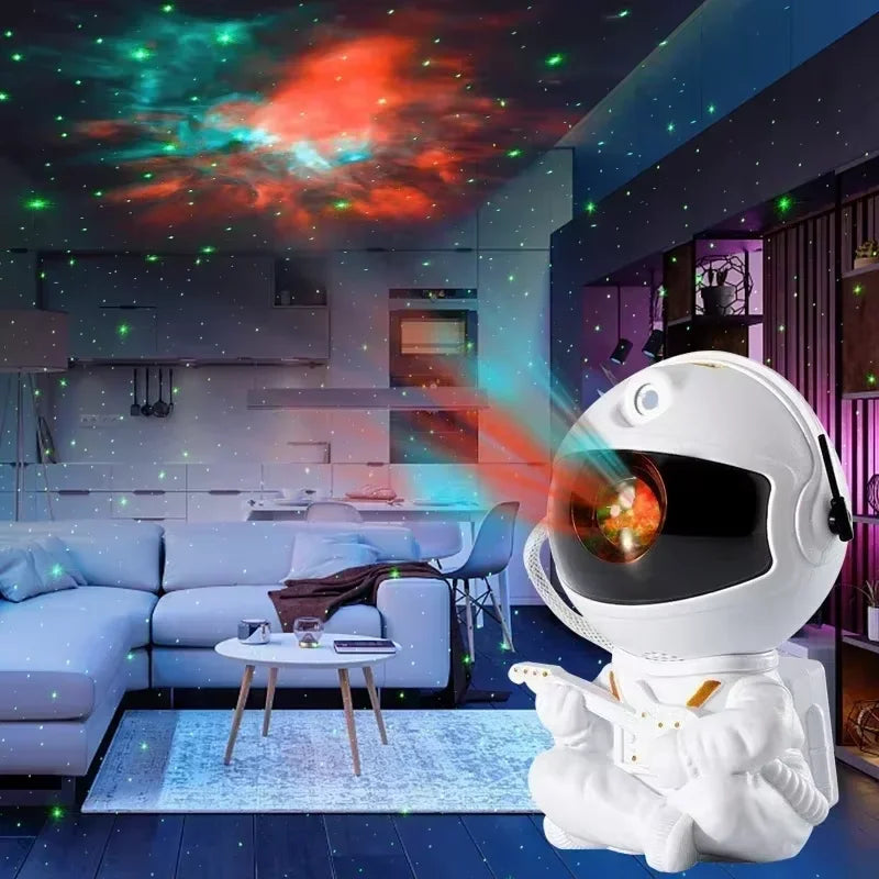 Creative astronaut star projection light full of star projection atmosphere light Astronaut birthday gift colorful star light
