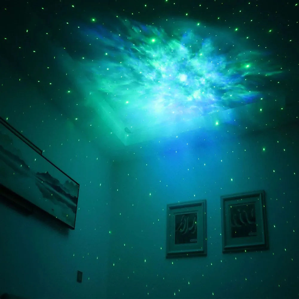 Astronaut Led Galaxy Projector Night Lights Sky Laser Star Nebula Projection Desk Lamps For Bedroom Decoration Atmospher Light