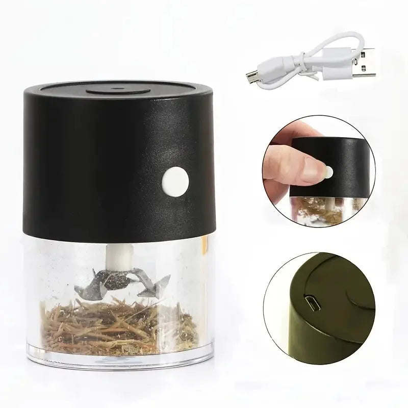 USB Charging Grass Grinders Tobacco Crusher Electric Herb Grinder Chargeable Smoking Accessories Household Kitchen Tools