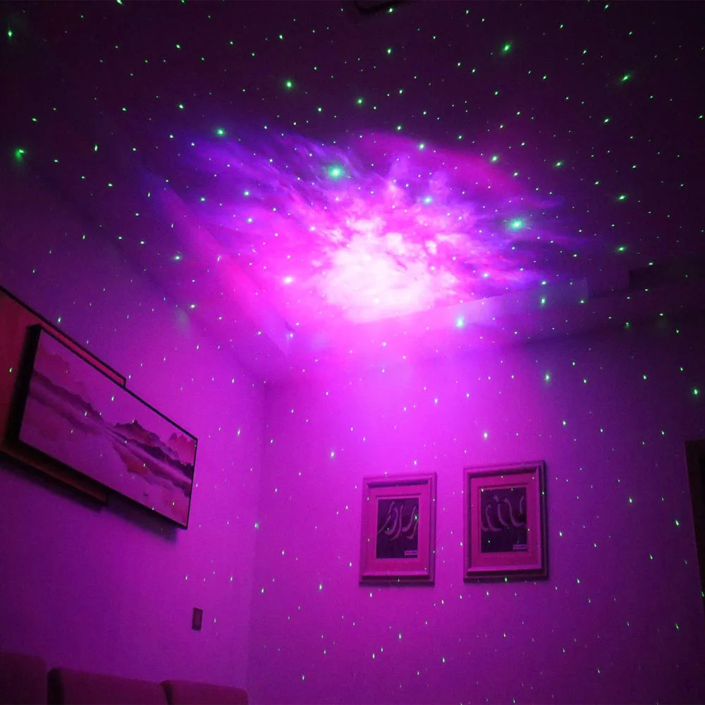 Astronaut Led Galaxy Projector Night Lights Sky Laser Star Nebula Projection Desk Lamps For Bedroom Decoration Atmospher Light