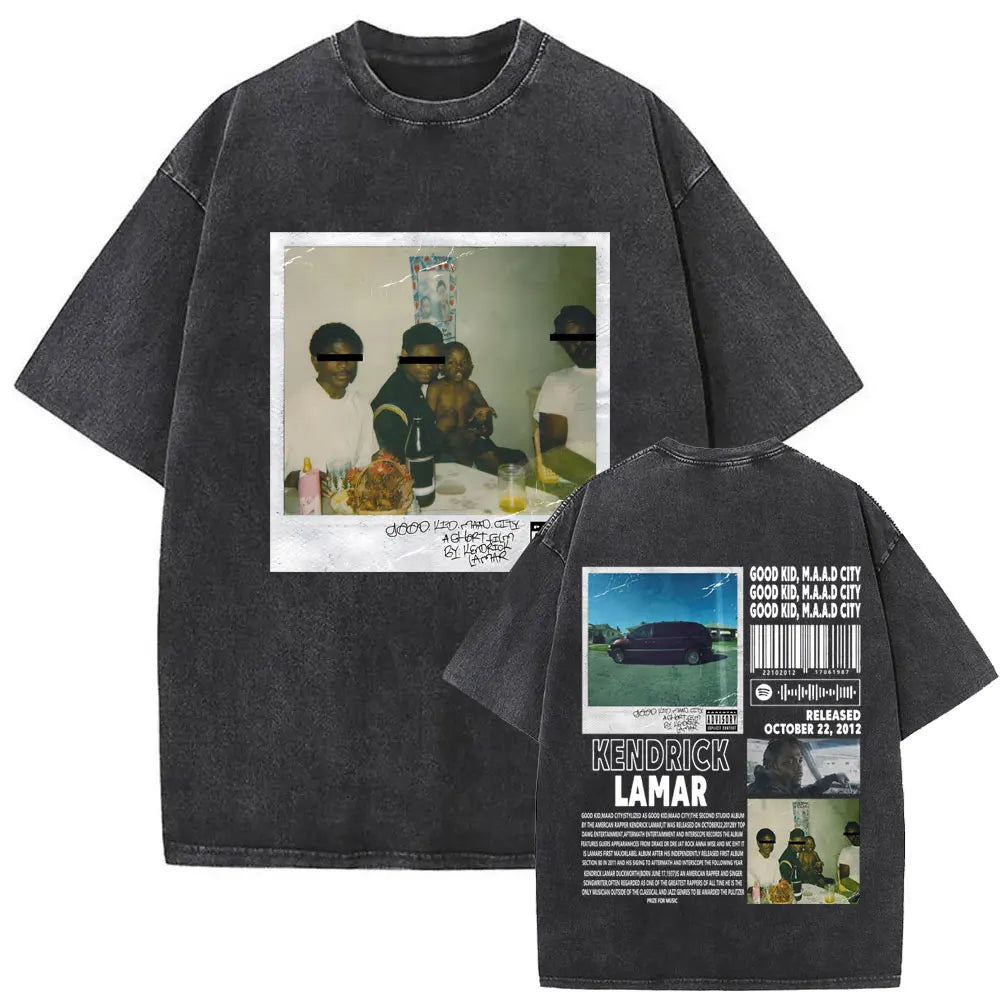 ck Lamar ThLimited Rapper Kendriey Not Like Us Washed Vintage T-shirt Summer Men Women Hip Hop Oversized Street Crewneck T Shirt
