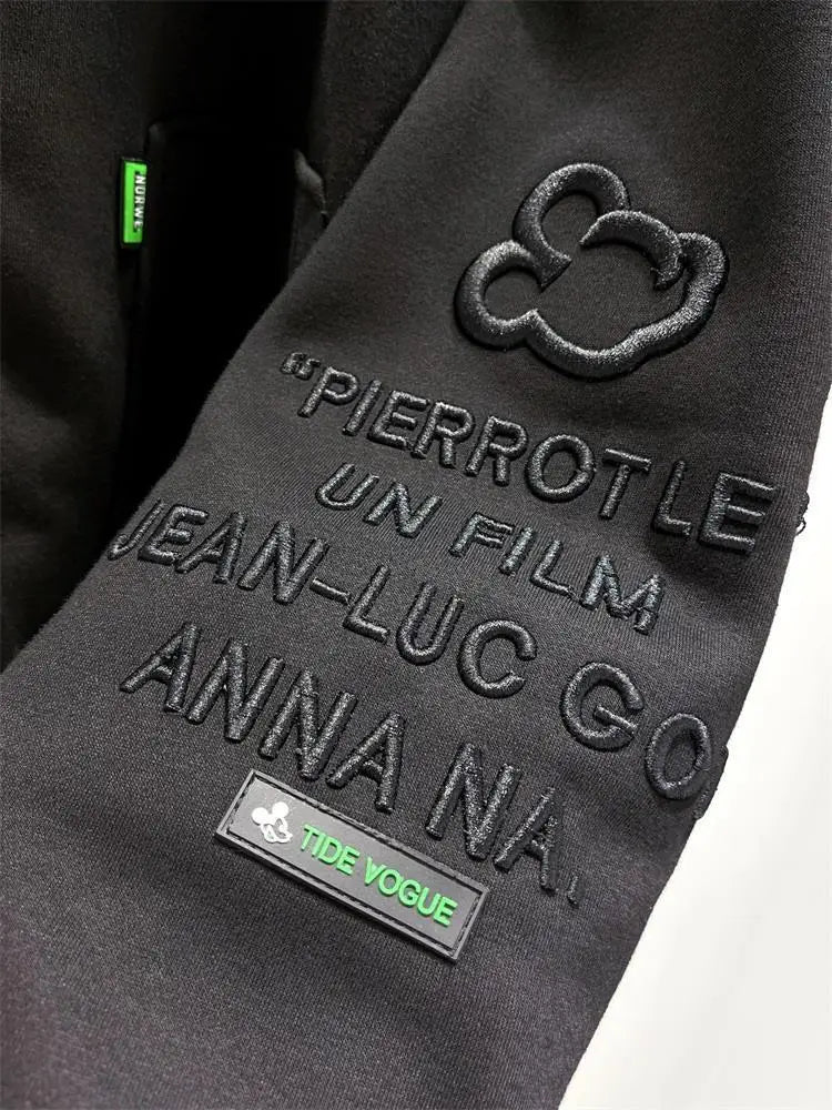 Disney New Arrival Top Fashion Autumn Cotton Loose Ins Casual Cartoon Embroidery Mickey Mouse Long Sleeve Hoodies