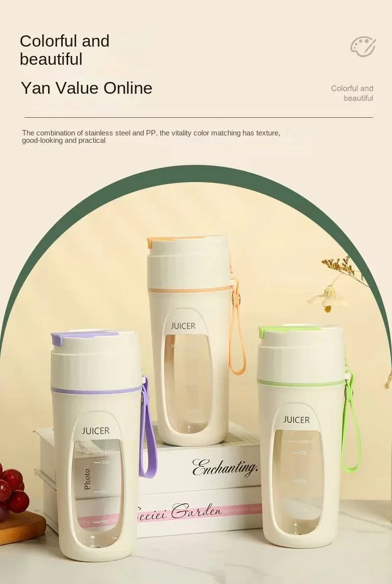 Portable Blender USB Rechargeable Personal Size Blender Juicer Machines Cup For Smoothies And Shakes Mini Fruit Mixer Cup