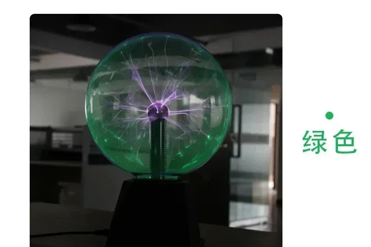 3/8 Inch Sound Control Magic Plasma Ball Lamp LED Night Light Atmosphere Touch Glass Plasma Light Christmas Party Decor Lighting