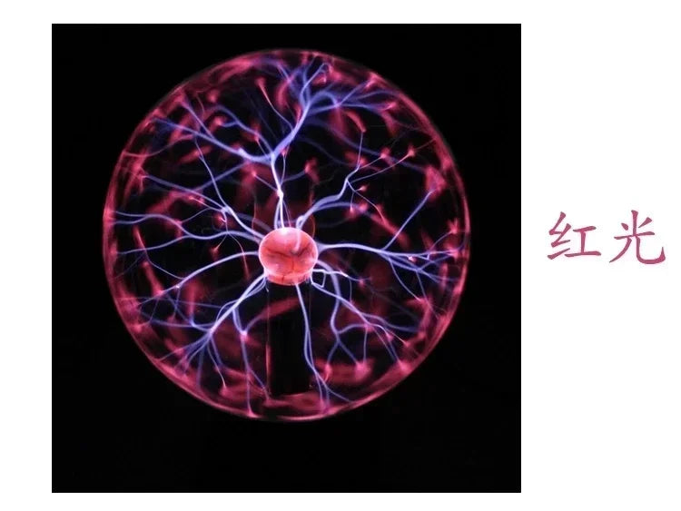 3/8 Inch Sound Control Magic Plasma Ball Lamp LED Night Light Atmosphere Touch Glass Plasma Light Christmas Party Decor Lighting