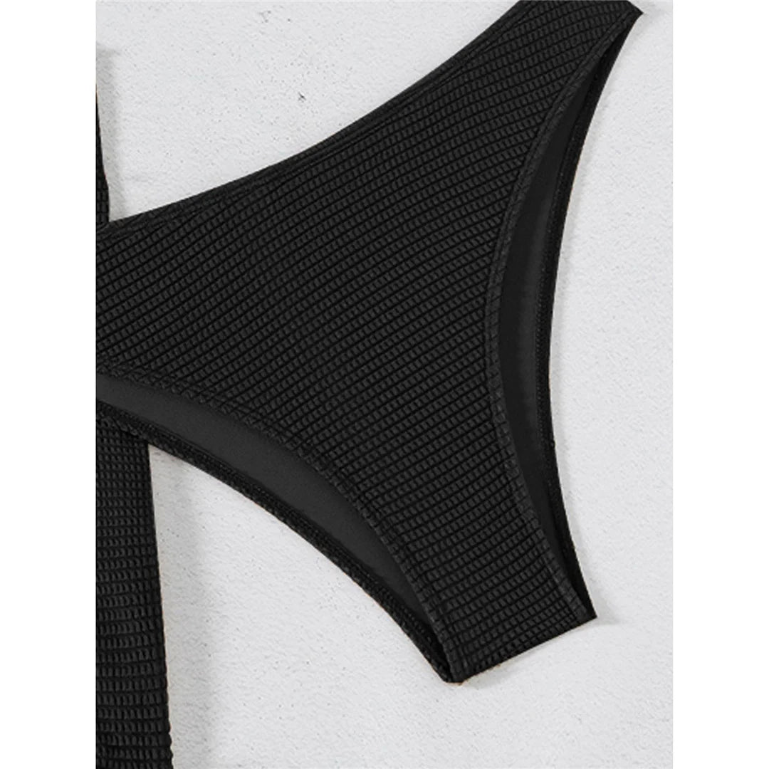5 Colors With Skirt Bandeau Bikini Female Swimsuit Women Swimwear Three-pieces Bikini set Padded Bather Bathing Suit Swim V6624
