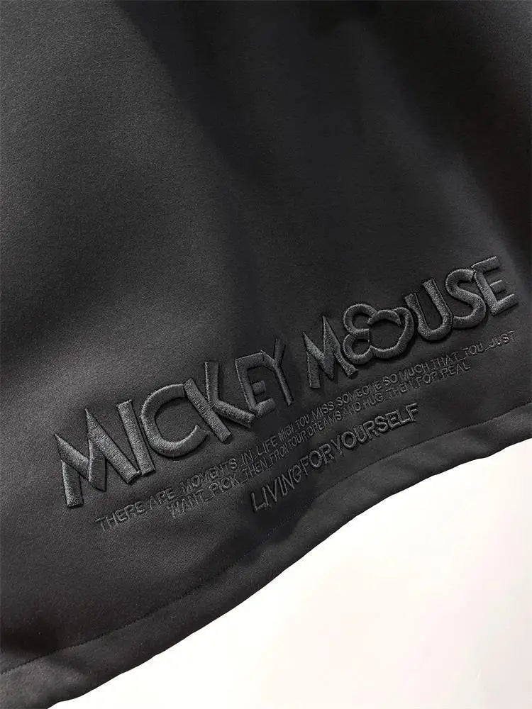 Disney New Arrival Top Fashion Autumn Cotton Loose Ins Casual Cartoon Embroidery Mickey Mouse Long Sleeve Hoodies