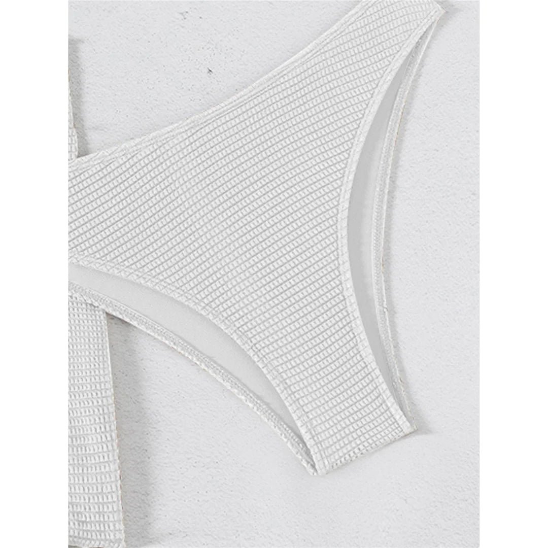 5 Colors With Skirt Bandeau Bikini Female Swimsuit Women Swimwear Three-pieces Bikini set Padded Bather Bathing Suit Swim V6624