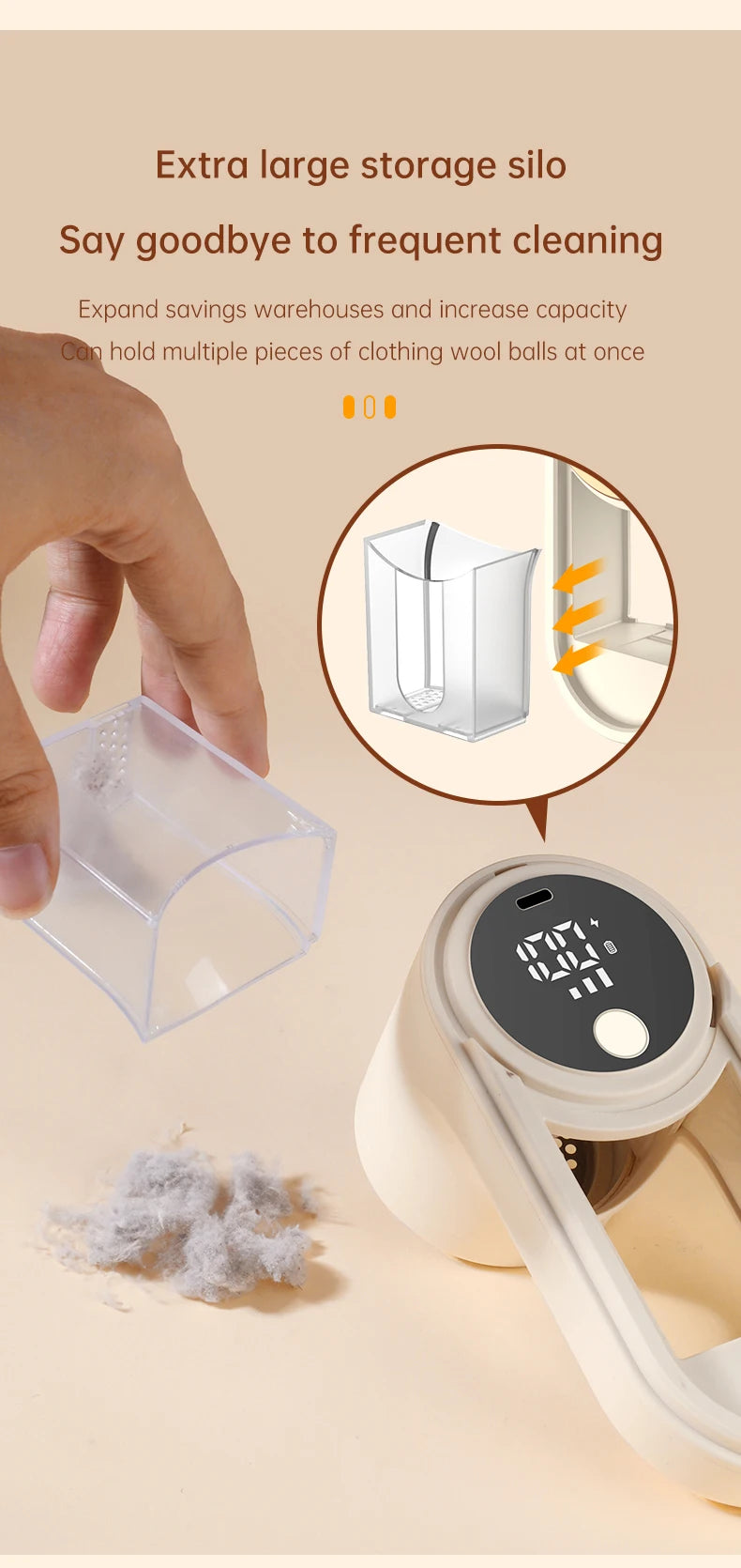 ONEKA Rechargeable Fabric Shaver Lint Remover Sweater Defuzzer Lints Fuzzs Pills Pilling Trimmer for Clothes Furniture Gift Idea