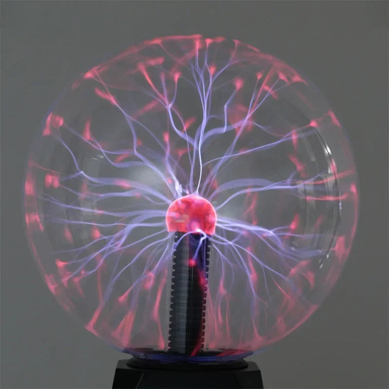 3/8 Inch Sound Control Magic Plasma Ball Lamp LED Night Light Atmosphere Touch Glass Plasma Light Christmas Party Decor Lighting