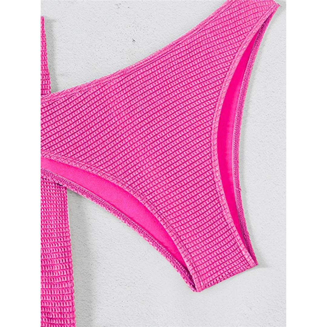 5 Colors With Skirt Bandeau Bikini Female Swimsuit Women Swimwear Three-pieces Bikini set Padded Bather Bathing Suit Swim V6624