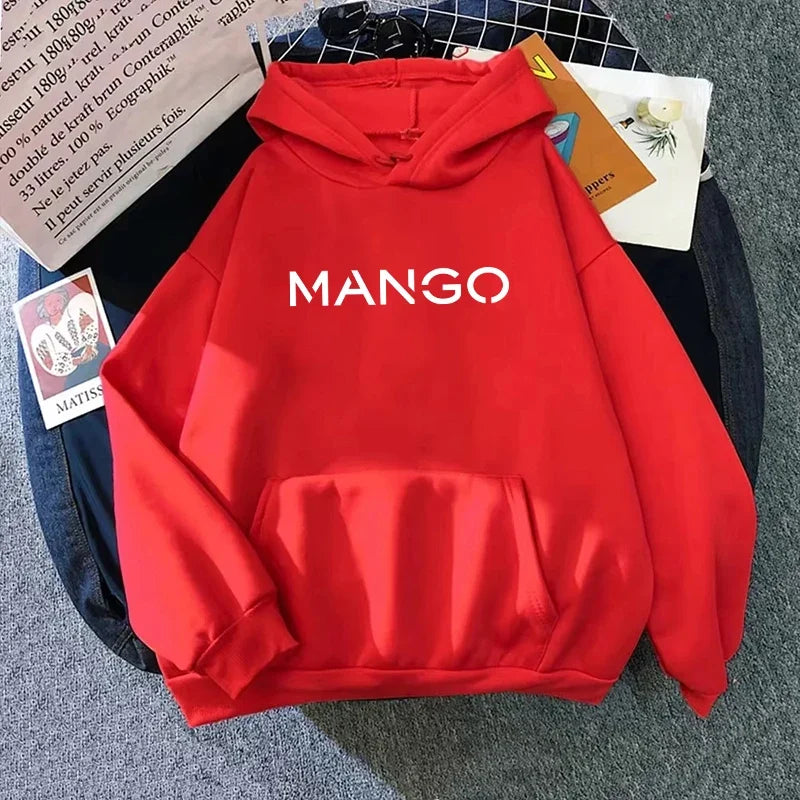 2025 New Arrival Woman Hooded Sweatshirt Urban Casual Fashion Long Sleeve Pullover Female Home Outdoor Comfort Loose Warm Hoodie
