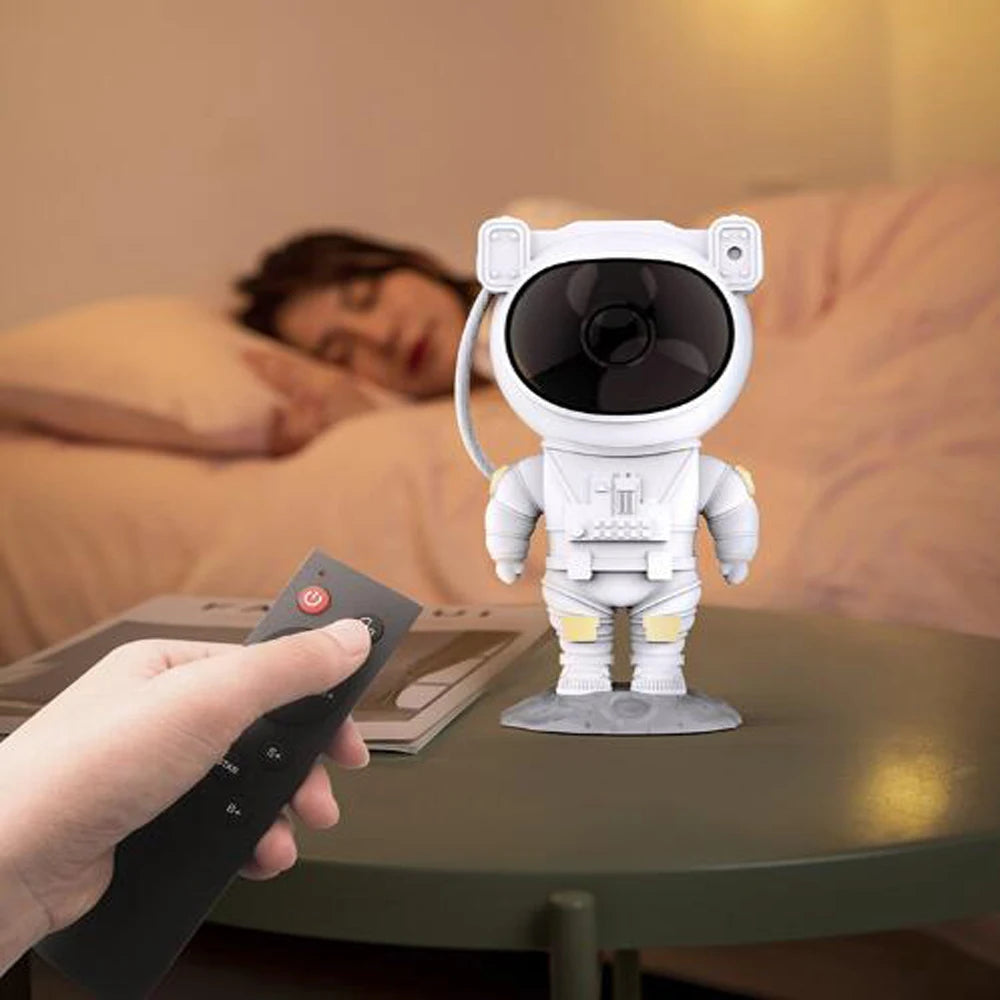 Astronaut Led Galaxy Projector Night Lights Sky Laser Star Nebula Projection Desk Lamps For Bedroom Decoration Atmospher Light