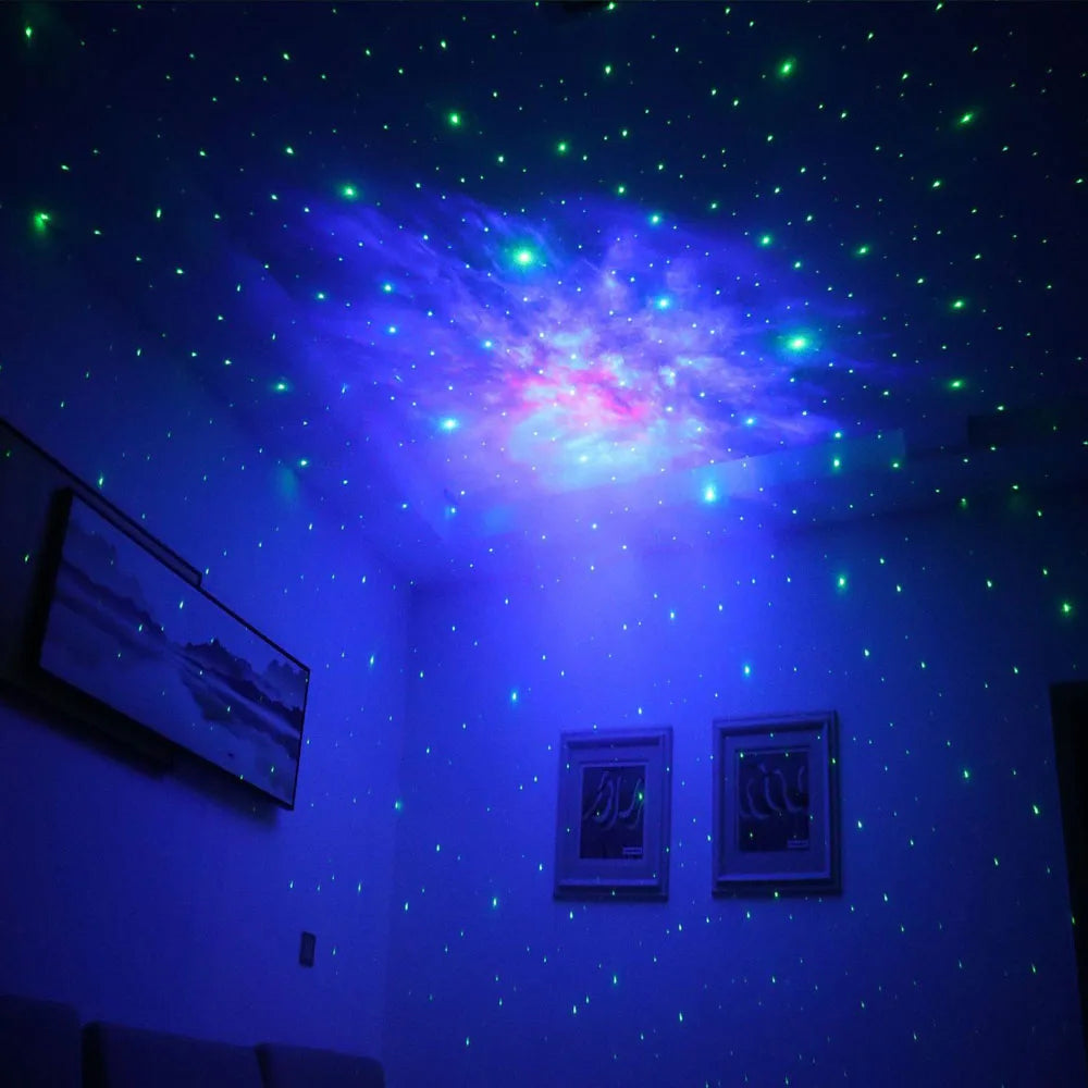 Astronaut Led Galaxy Projector Night Lights Sky Laser Star Nebula Projection Desk Lamps For Bedroom Decoration Atmospher Light