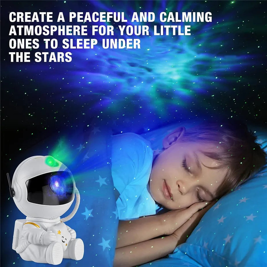 Creative astronaut star projection light full of star projection atmosphere light Astronaut birthday gift colorful star light