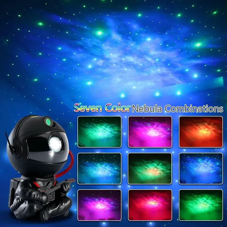 Creative astronaut star projection light full of star projection atmosphere light Astronaut birthday gift colorful star light