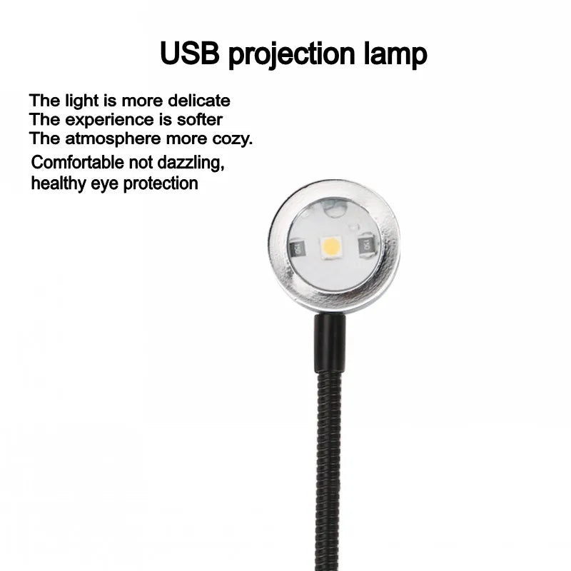 USB Rainbow Projector Sunset Lights Create a Relaxed Atmosphere - Perfect for Home Decoration, Photography Lighting, Coffee Shop
