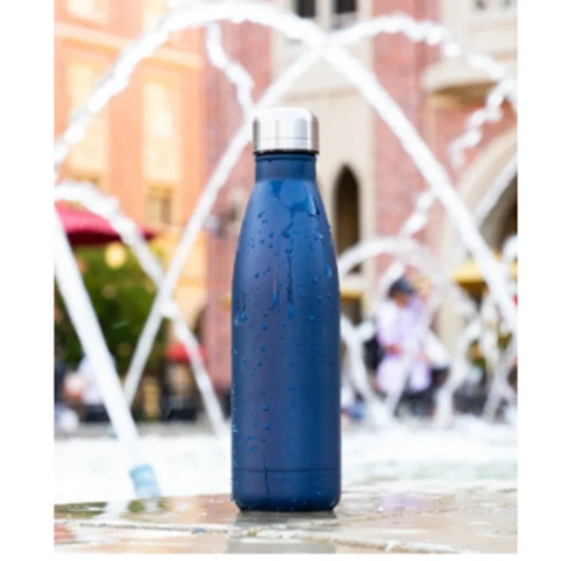 750/500ml Solid Insulated Bottle Stainless Steel Jug with Lid Large Capacity Ice Coffee Cup Portable Travel Home Summer Gift