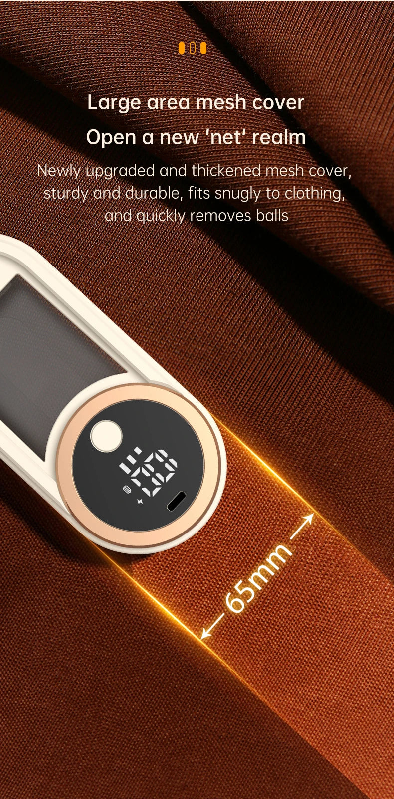 ONEKA Rechargeable Fabric Shaver Lint Remover Sweater Defuzzer Lints Fuzzs Pills Pilling Trimmer for Clothes Furniture Gift Idea