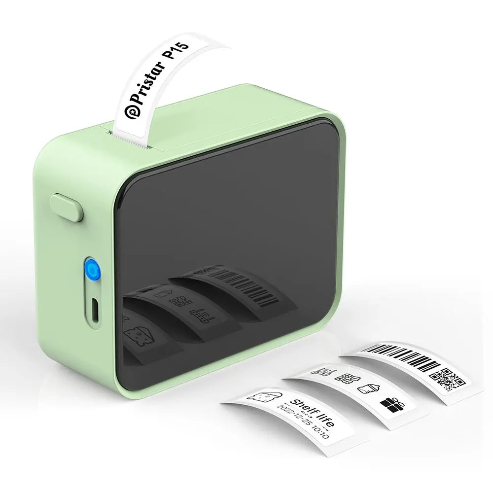Wireless Bluetooth Label Printer Portable Thermal Printer Similar as D11 D110 D101 Labeling Machine Mini Label Maker P15 Sticker