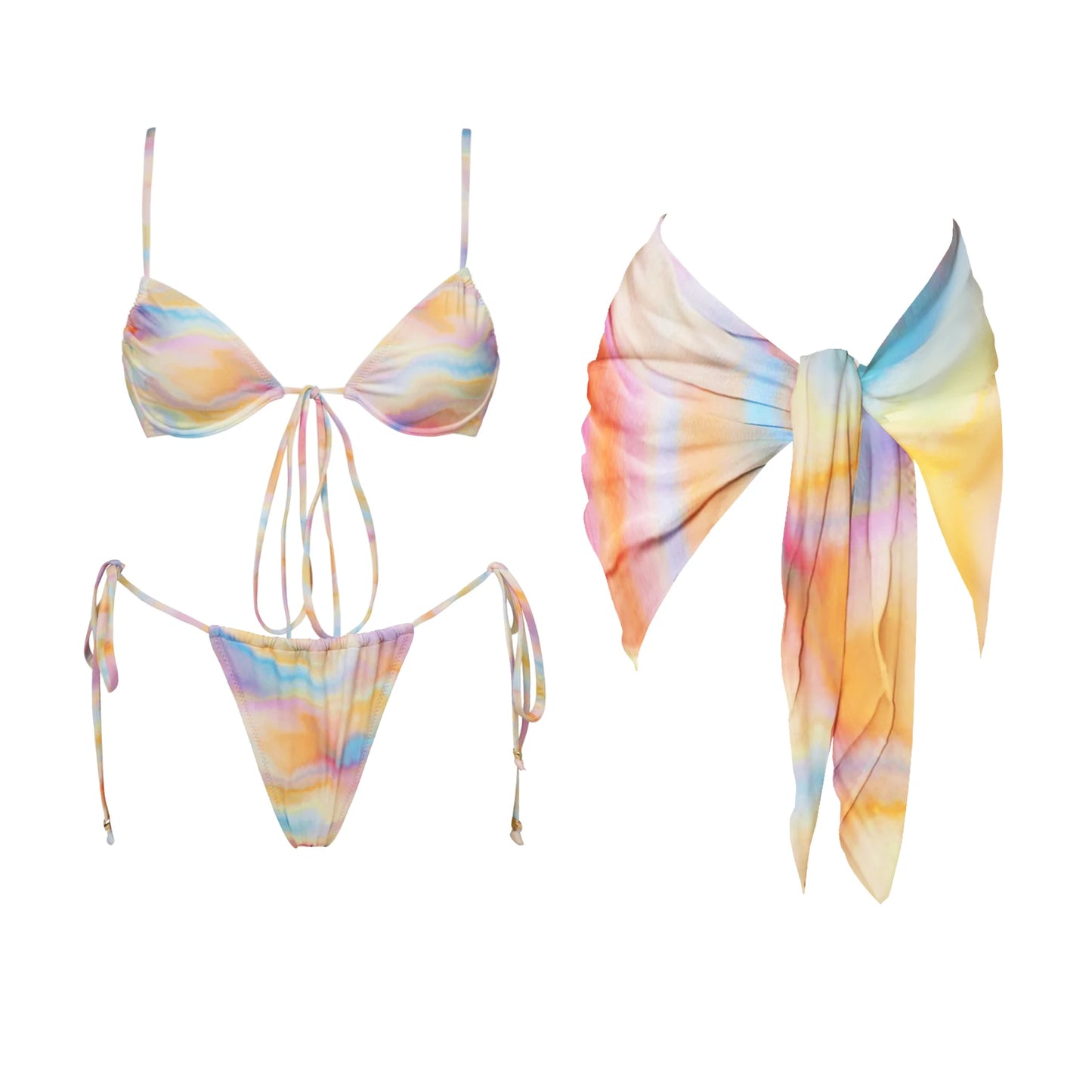 Shiny Diamond Bikini Set Sexy Women Swimsuit Push Up Swimwear Female Bandeau Biquini Halter Bathing Suit Blue Bodysuit Beachwear
