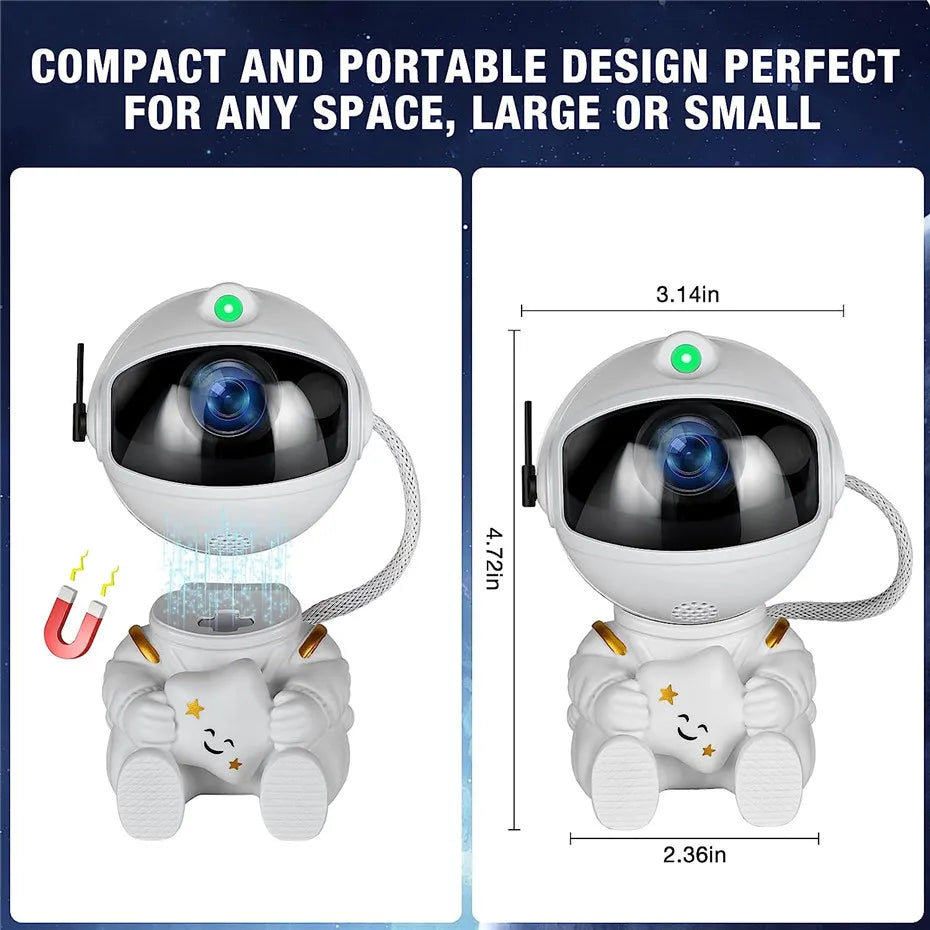 Creative astronaut star projection light full of star projection atmosphere light Astronaut birthday gift colorful star light