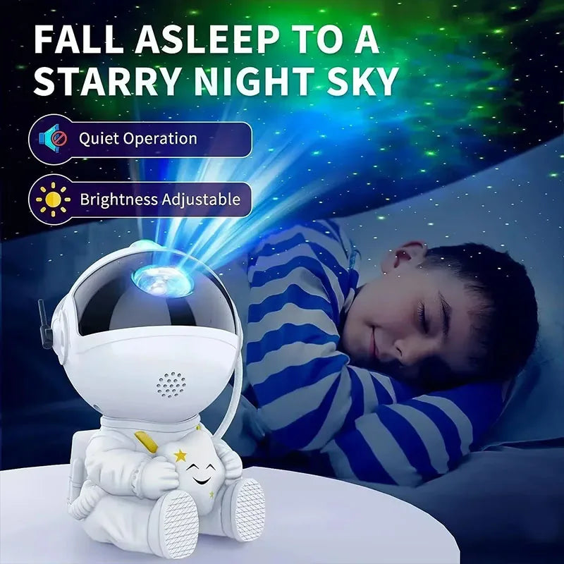 Creative astronaut star projection light full of star projection atmosphere light Astronaut birthday gift colorful star light