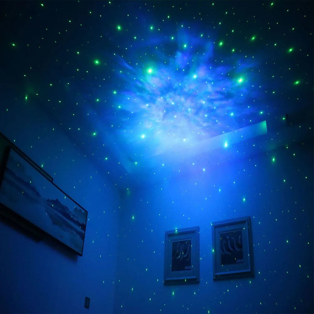 Astronaut Led Galaxy Projector Night Lights Sky Laser Star Nebula Projection Desk Lamps For Bedroom Decoration Atmospher Light