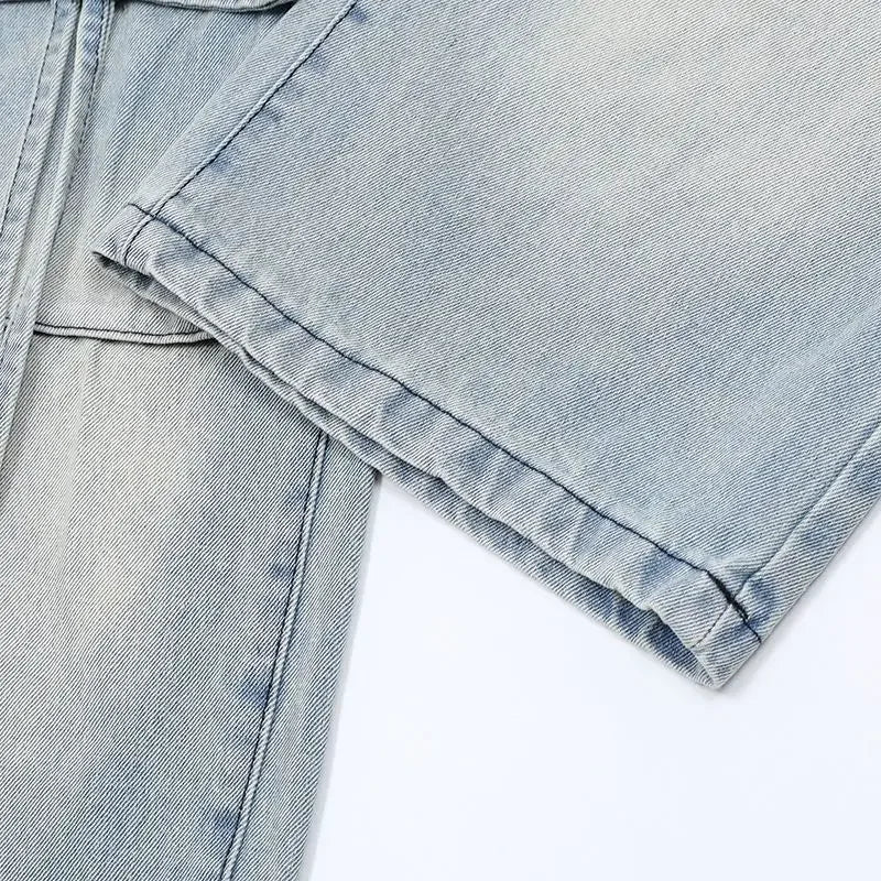 Woman Jeans Cargo Wide Leg Denim Pants for Women Size X Larg on Sale Pant Harajuku Fashion Vibrant 2025 Emo Gyaru Cheap Trousers