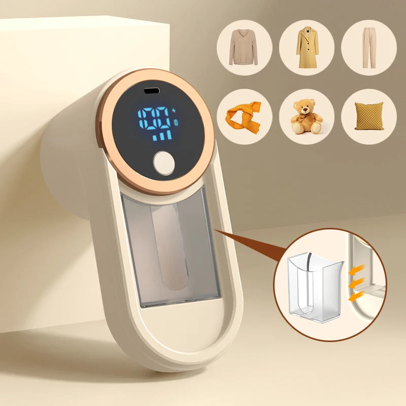 ONEKA Rechargeable Fabric Shaver Lint Remover Sweater Defuzzer Lints Fuzzs Pills Pilling Trimmer for Clothes Furniture Gift Idea